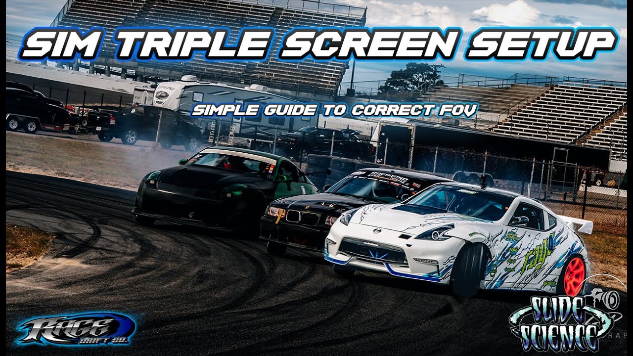 Triple Screen Sim Racing Setup Made Easy | 6 Steps for Perfect Drift ...