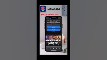 Make Pdf apple shortcut #apple #iphone #ios #shortcuts