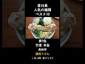【香川】人気の麺類　ベスト10 #shorts