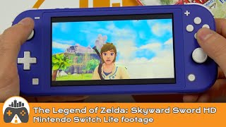[The Legend of Zelda: Skyward Sword HD] Switch Lite footage