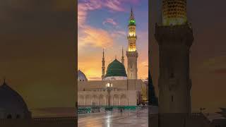 🌹 Madina Sharif Ka Khubsurat Manzar | Masjid-e-Nabawi 4K Wallpaper | Peaceful Islamic View 🤍
