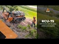 El vehículo compacto y potente con orugas a control remoto
