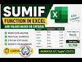 SUMIF Function in Excel Explained | Easy Examples for Beginners