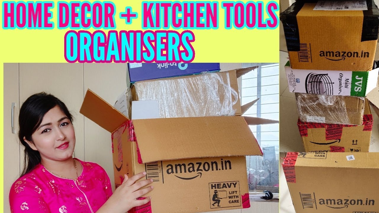 Amazon Diwali shopping Haul -Home Decor,Organisers,helping kitchen