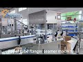 Paper Tube Flanger Seamer Machine , Automatic Paper Can Flanging Sealing Machine for Nail Free Glue