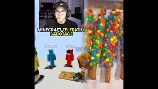 Minecraft Telepathy TEAM REVERSE🔮CookieGod Cash Sandiction Shady #shorts #minecraftshorts