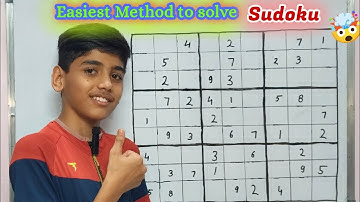 Solve Sudoku in Minutes 🔥| How to Solve Sudoku | Sudoku Puzzle | Maths Tricks 