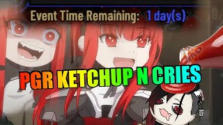 I am tired af from work BUT THERES PGR KETCHUP TO GRIND