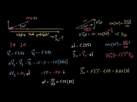 სროლა და დაცემა განსხვავებულ სიმაღლეებზე