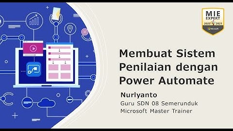 Kerjakan soal di forms kemudian hasil otomatis dikirim ke email dengan Power Automate (PART 1)