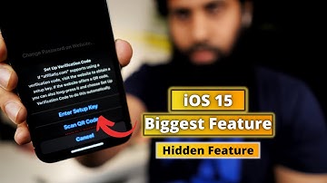 iOS 15 Biggest Hidden Feature | Setup Verification Code | iOS 15 Built-In 2FA Code Generator