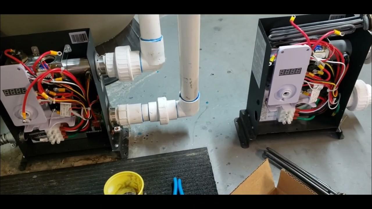 Raypak E3T pool & spa heater element problems? how to change heater