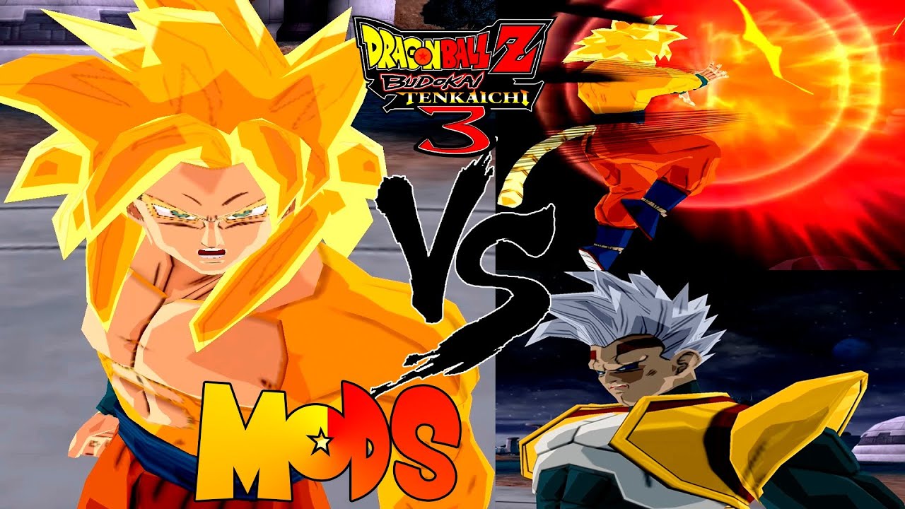 Goku Gold SSJ4 vs Baby Vegeta Dragon Ball Z Tenkaichi 3