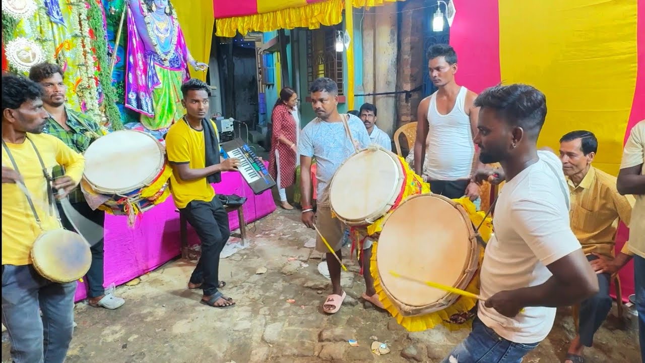 O Ramji Bada Dukh Dina | Shyam Sundar Dhol Tasha | Nabadwip Rash 2024 | Dhol Tasha 🔥
