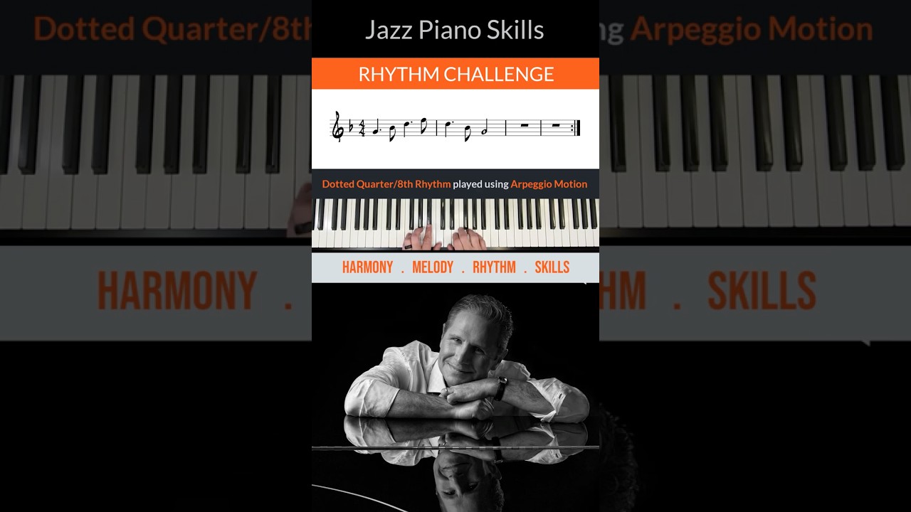 🔥 Survive the Dotted Quarter 8th Rhythm Challenge! #jazzrhythm #jazzlessons #rhythmchallenge