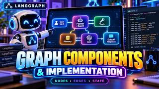 Master LangGraph Components 🔥 | Nodes, Edges, State & Implementation Explained