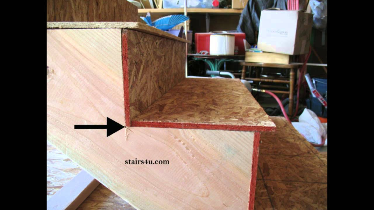 How To Reduce Squeaking Stair Steps With Smaller Risers Stair
