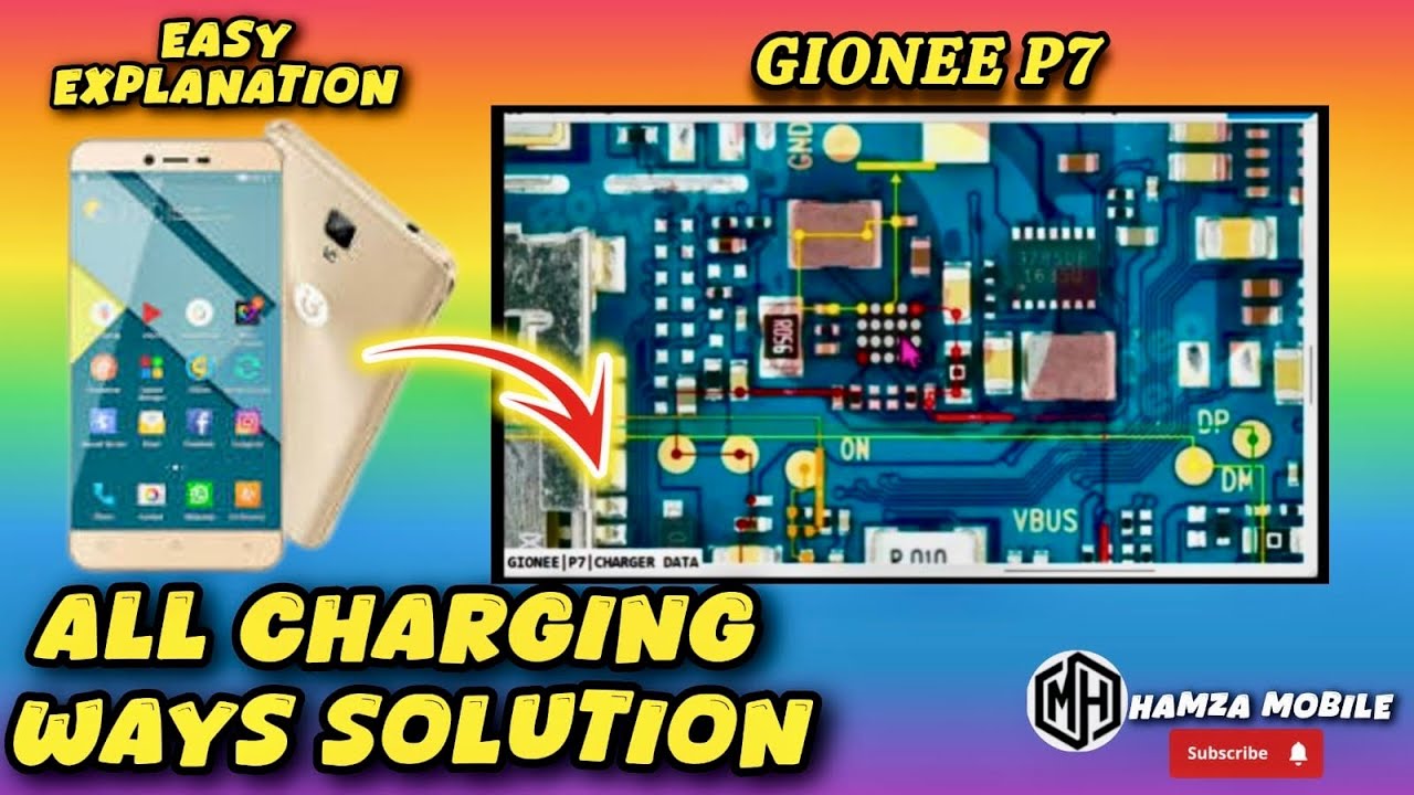 GIONEE P7 Not Charging Problem Solution,Charging ways,Not Charging All Fast Tracks Jumper Solution📲✅