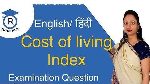 Change in cost of living index number | Index Number | Dr. Ruchi Khandelwal