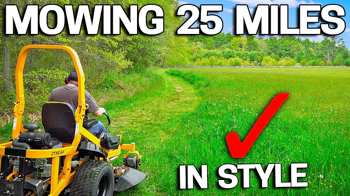 Mowing 25 Miles with Cub Cadet Ultima ZTX