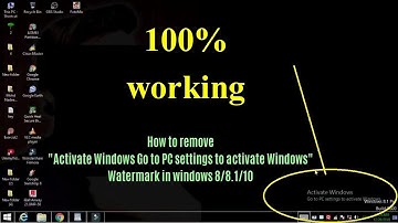 How to remove  “Activate Windows Go to PC settings to activate Windows “ Watermark in windows 8 ⁄8 1