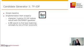 BioASQ 2022-DisTEMIST [NLP system]: Biomedical Entity Linking with Transformers - Florian Borchert