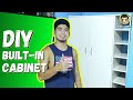 DIY BUILT IN CABINET | CHEAP AND EASY