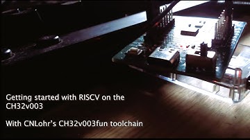 Getting started with RISCV using CH32v003fun on WSL