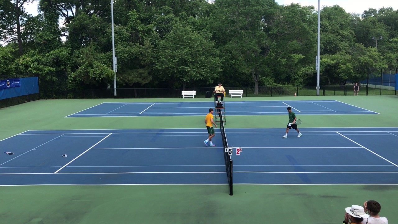 Robert Siniakowicz wins NJSIAA state singles tournament on an ace
