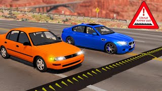 ARABALARI ÇOK HIZLI KAPANDAN GEÇİRDİM // BeamNG.drive // beamng speed bumps