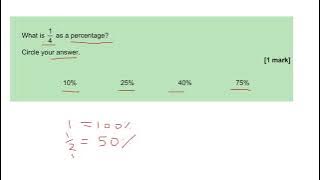 Expressing as a Percentage Fraction work