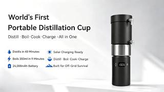The World’s First Portable Distillation Cup Is Changing Outdoor Water Purification Forever!