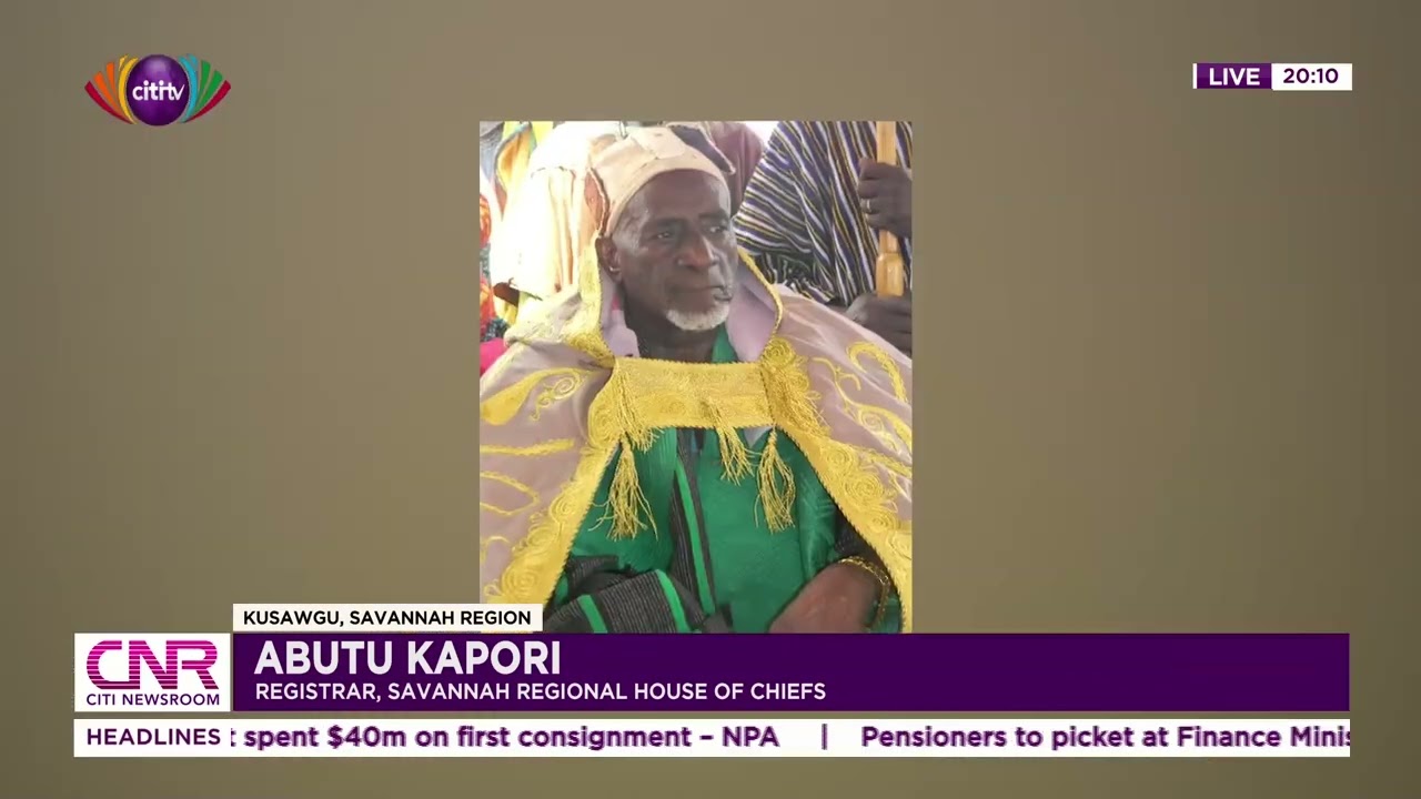 Death of Yagbonwura: Funeral rites of late Prof Sulemana Jakpa Tuntunba Boressah II commence