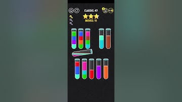 Liquid Sort It 3D Classic Level 41-50 Walkthrough Solution iOS/Android