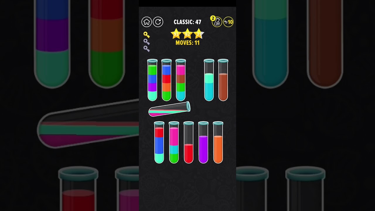 Liquid Sort It 3D Classic Level 41-50 Walkthrough Solution iOS/Android