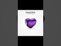 ￼Pandora Metallic Purple Heart Charm