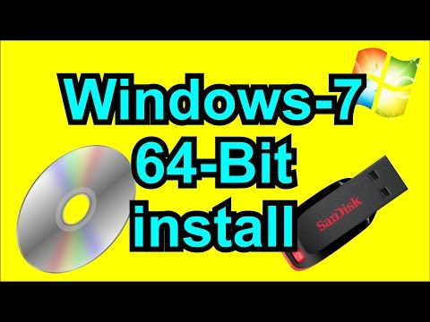 فيديو: كيفية تثبيت Windows 7 64 Bit