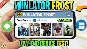 🔥 TESTING WINLATOR FROST V10.0 ON *LOW-END* DEVICE (GAMEPLAY TEST) BEST WINDOWS EMULATOR ANDROID?