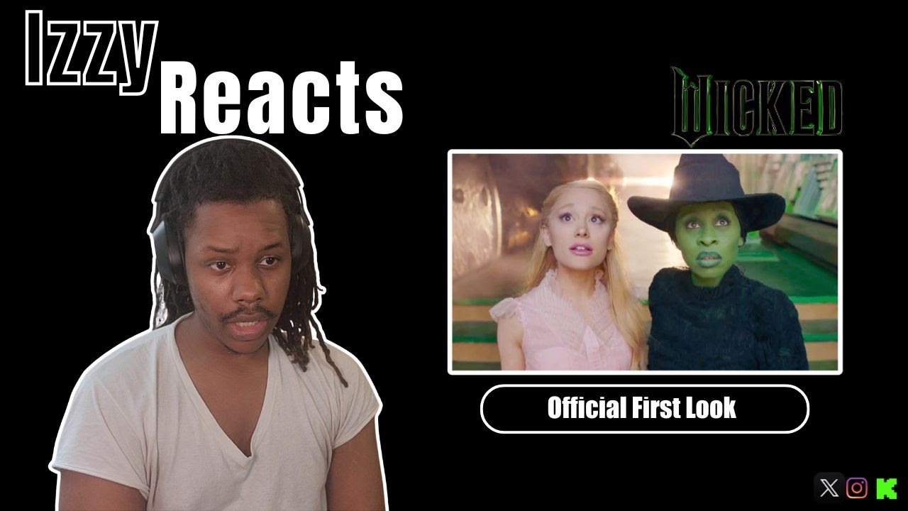Wicked | Official Trailer Reaction - IzzyReacts