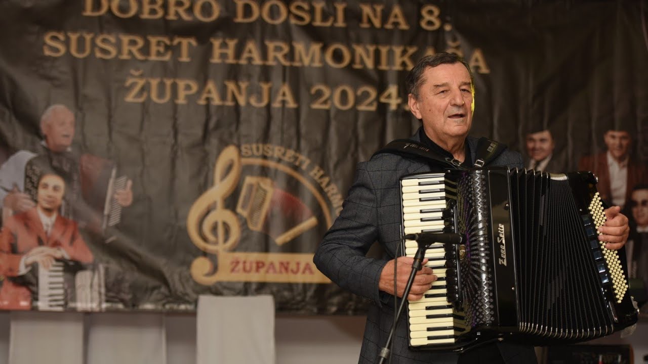 Maestro Ljubiša Pavković 8.Susret harmonikaša Županja 2024.god.