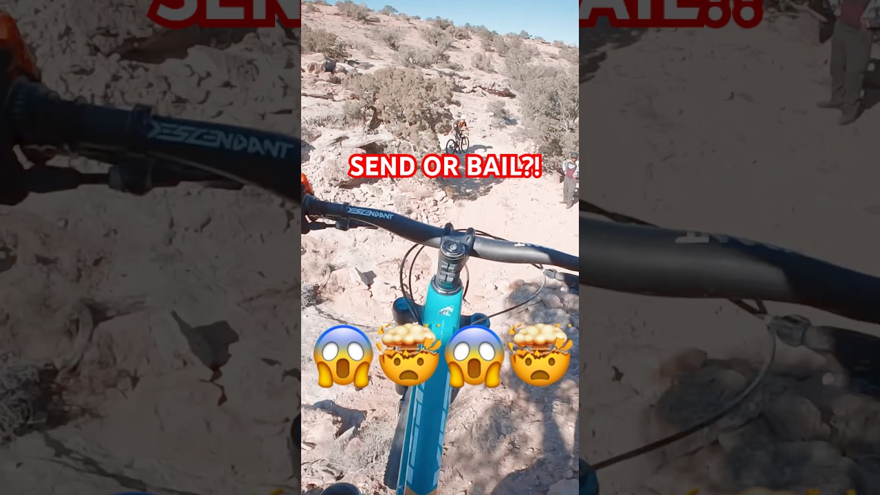 HUGE Double Black Drop! Sketchy or Steezy? 🤯 | MTB  