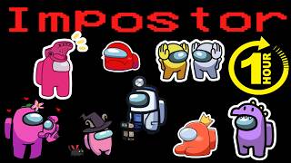 1 Hour of Among Us Impostor Gameplay #36 - No Commentary [4K60FPS]