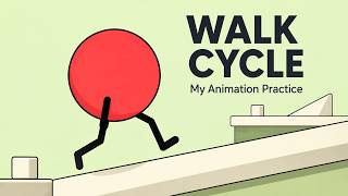 I Practiced Walk Cycles in 2D Animation