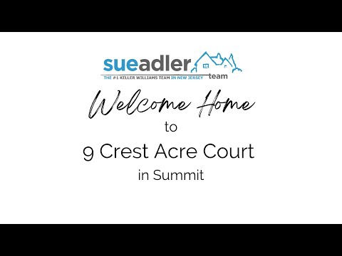 9 Crest Acre Ct, Summit, NJ home video tour