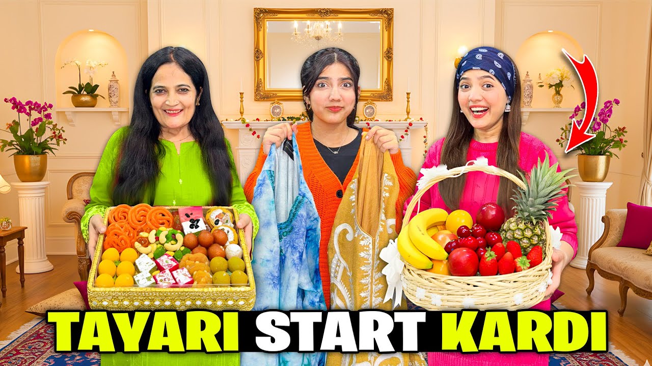 Special Mithai Box Banwa Liya♥️🥰|Ghar Par Tayaarian Start Kardi🤩😄|Mujy Kuttay Kaat Liya😰😡|Sistrology