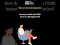 Sitecore JSS Interview Question: How do you handle CORS issues in a JSS application? #sitecorejss