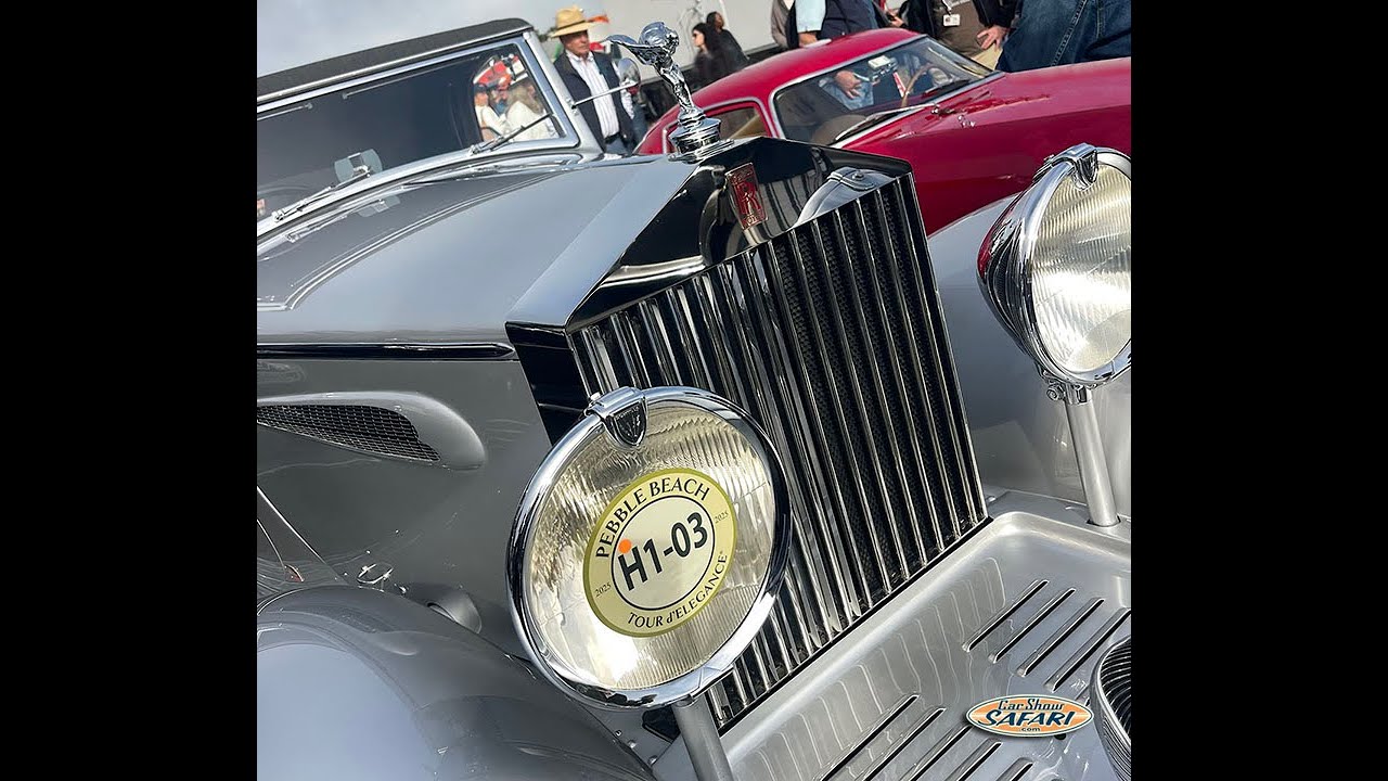 Pebble Beach Tour d'Elegance Part 1 - CAR SHOW SAFARI