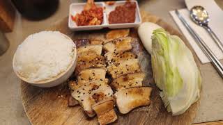 dinner at 'Korean Table' restaurant at Melbourne CBD #koreanfood #melbournefood #porkbelly