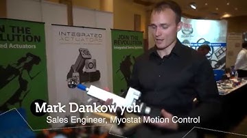 Myostat at DEX 2014 - Linear Actuators and Spherical Rolling Joints