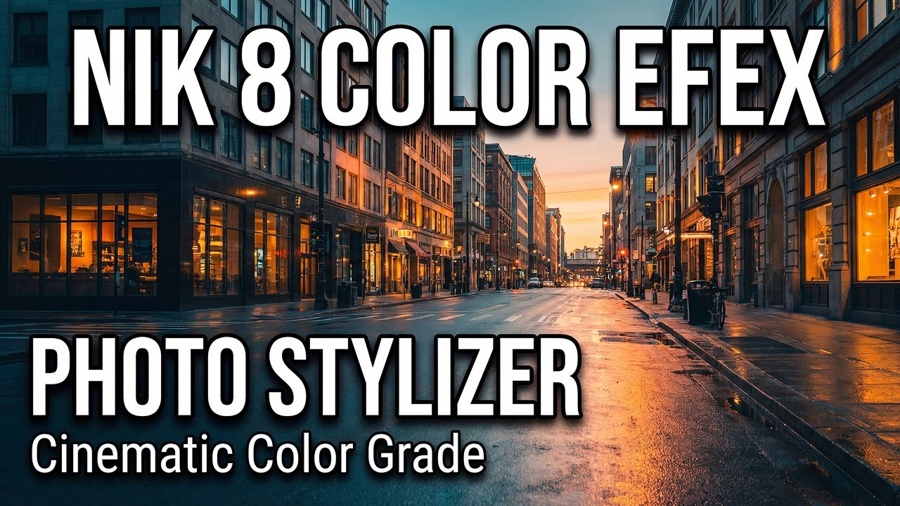 Инструмент для стилизации фотографий в Nik 8 Color Efex | Создайте кинематографическую цветокорре...
